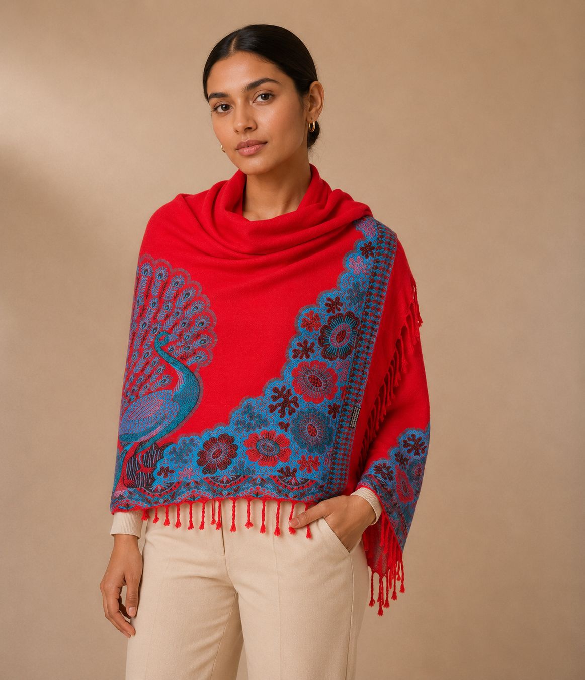 Pashmina de Viscose Estampada