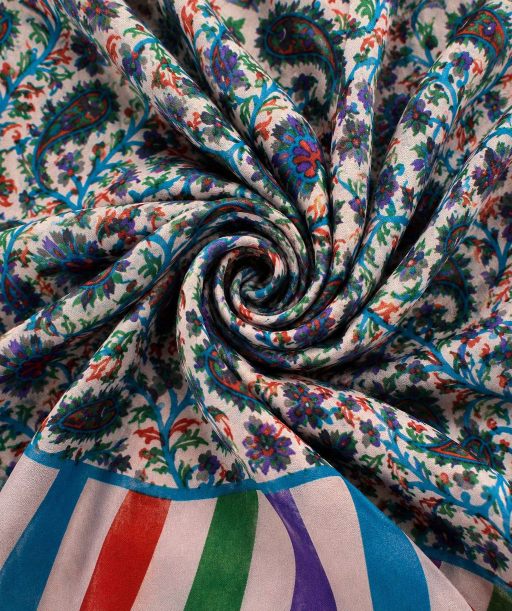Pashmina de Seda Estampada