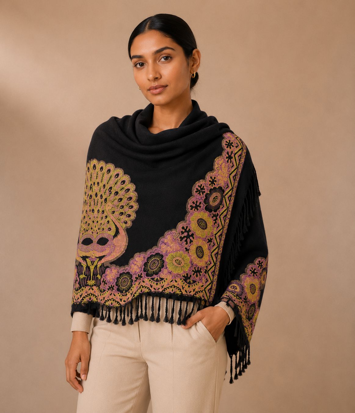 Pashmina de Viscose Estampada