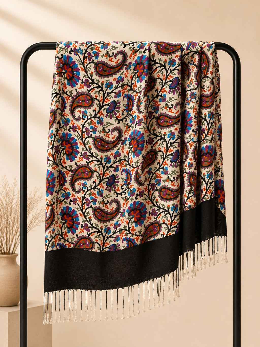 Pashmina de Seda Estampada
