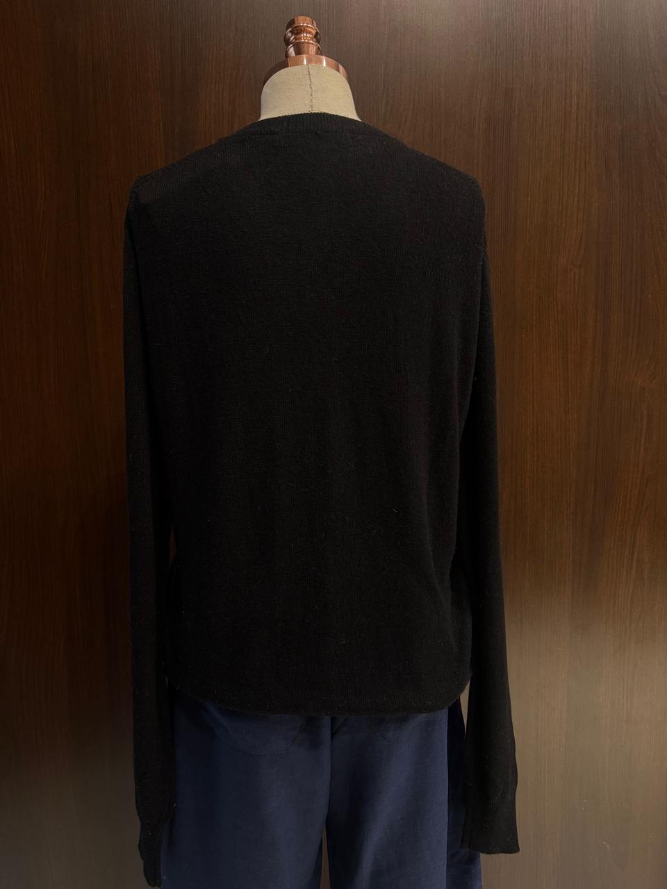 Suéter 100%lã de cashmere.gola redonda. Unissex. Tamanho único
