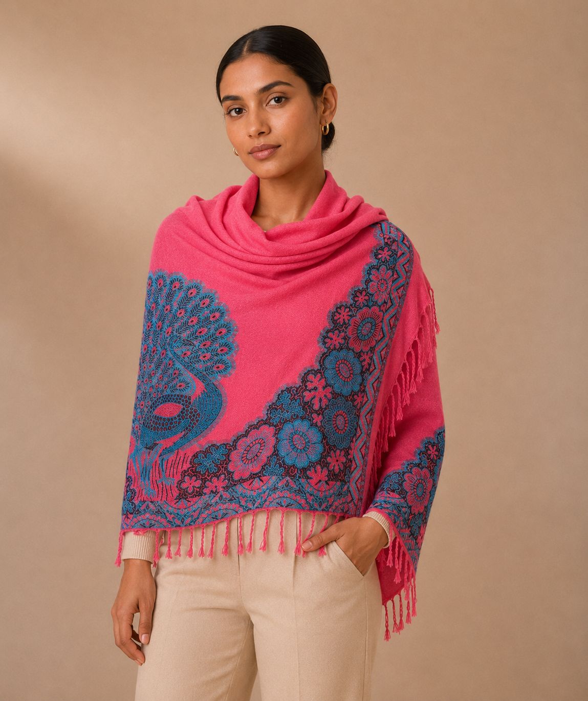 Pashmina de Viscose Estampada