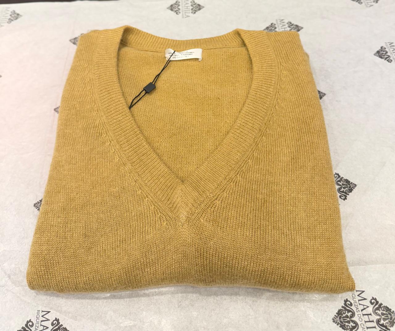 Suéter 100%lã de cashmere.gola redonda. Unissex. Tamanho único