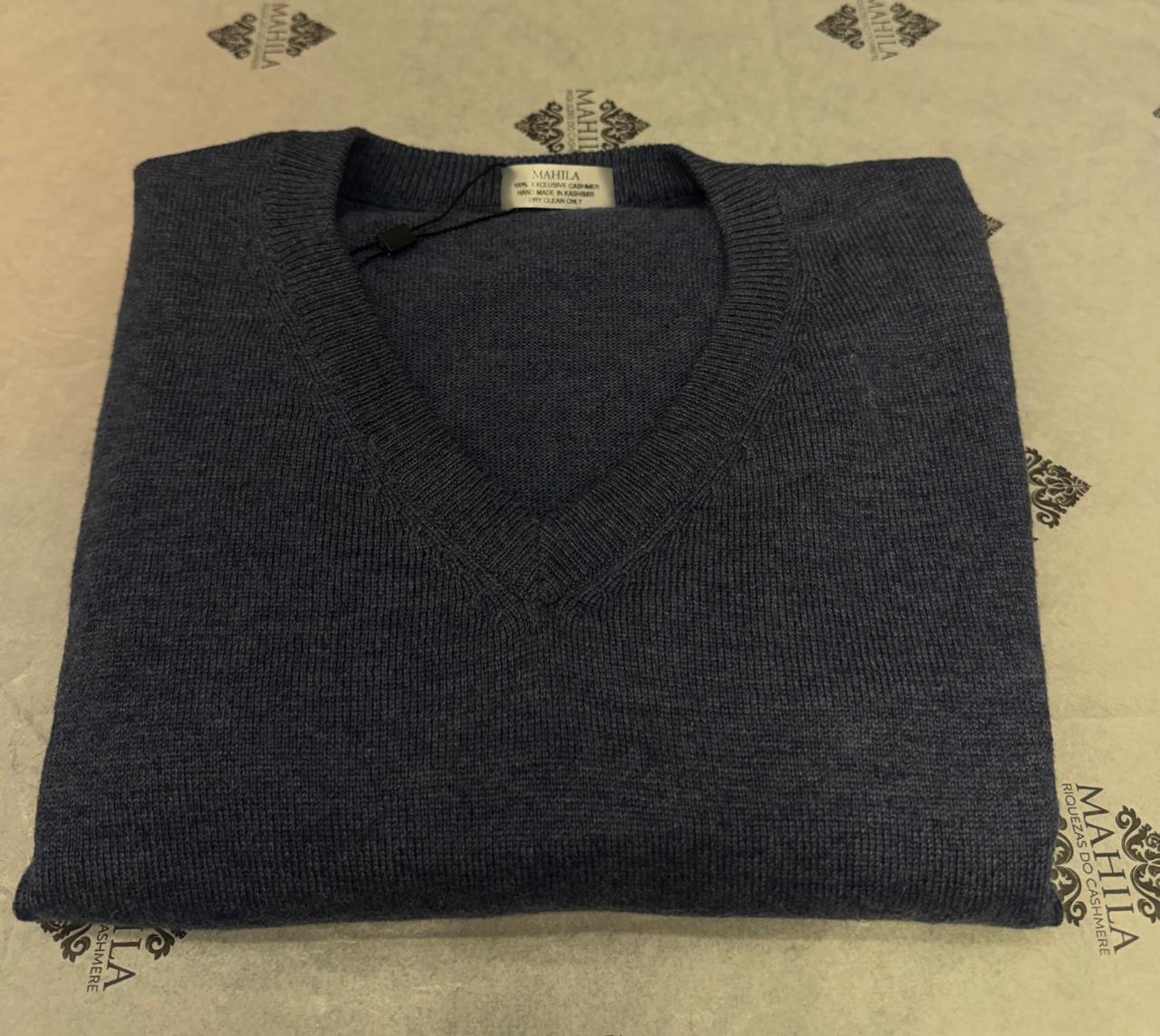 Suéter 100%lã de cashmere.gola redonda. Unissex. Tamanho único