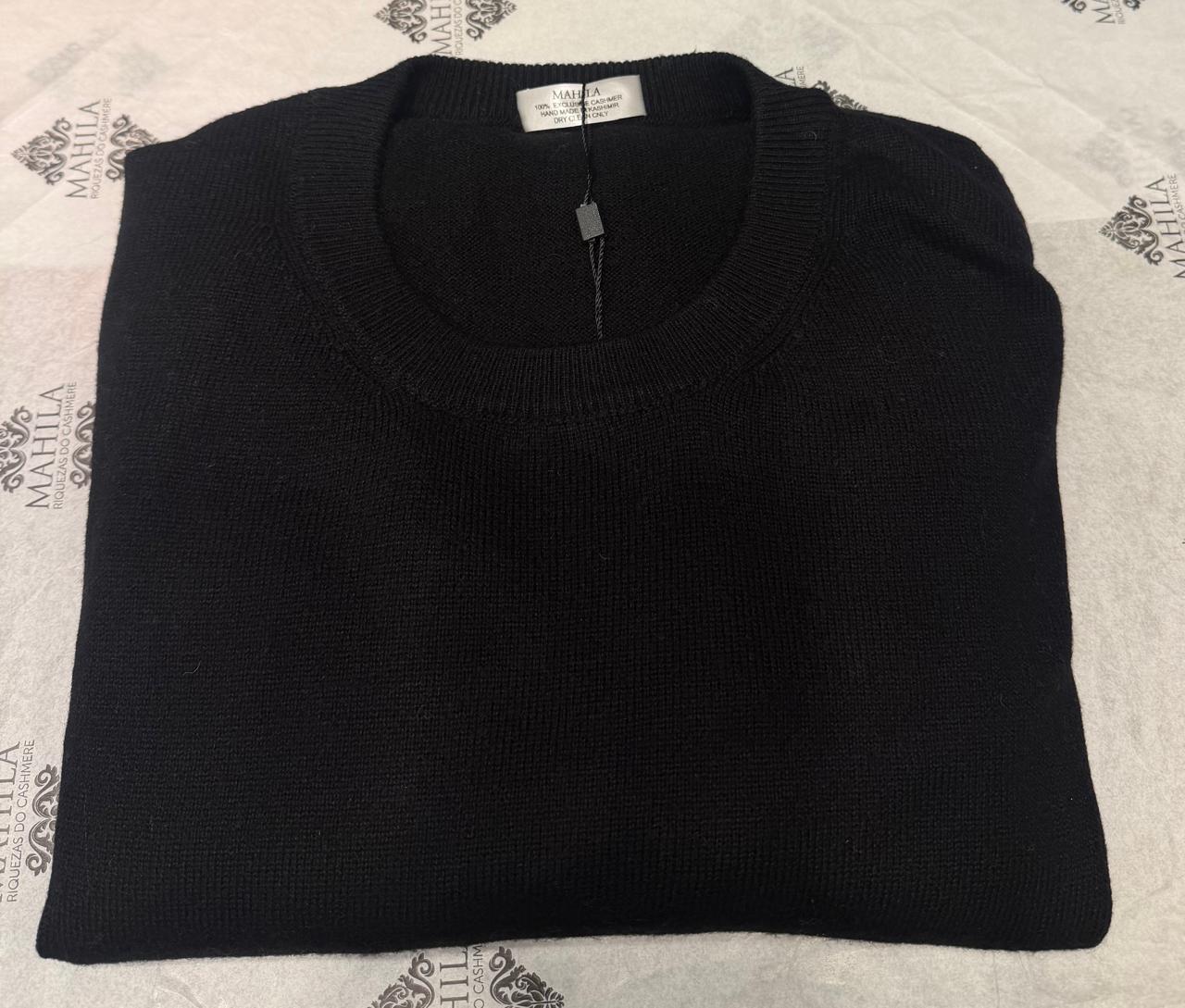 Suéter 100%lã de cashmere.gola redonda. Unissex. Tamanho único