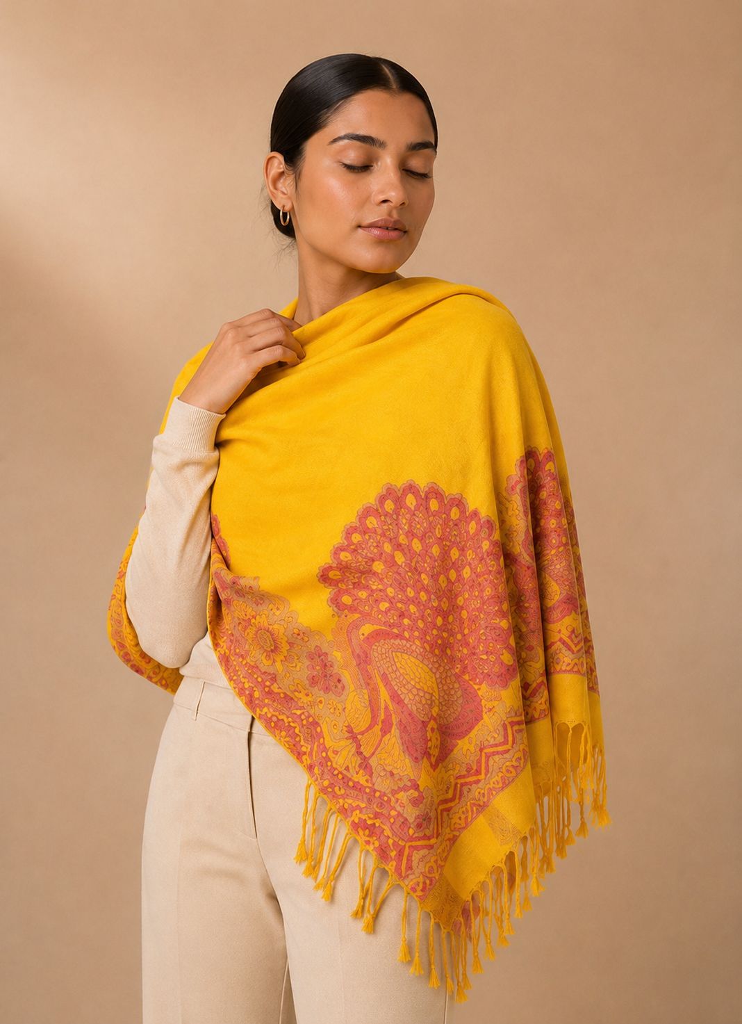 Pashmina de Viscose Estampada