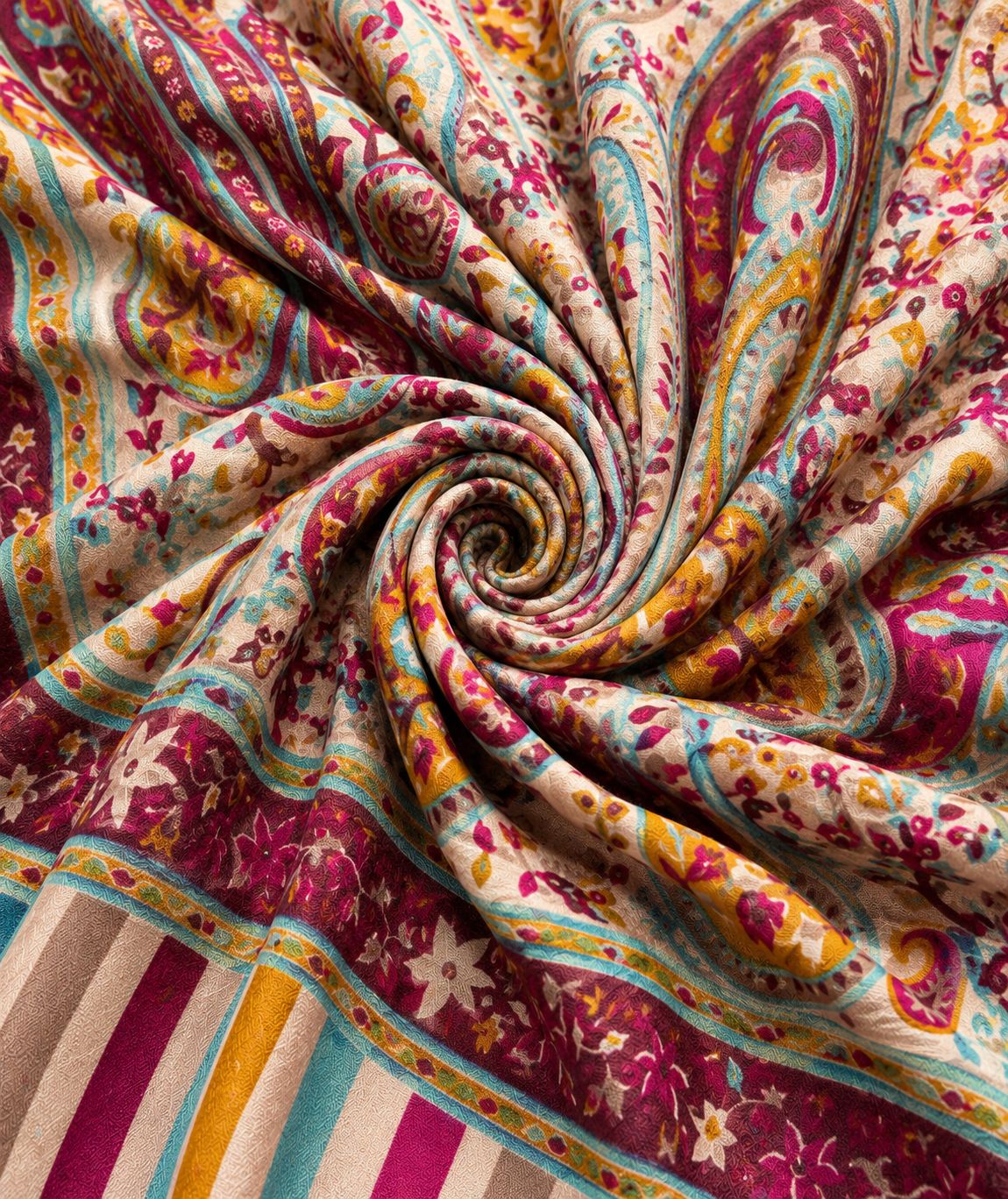 Pashmina de Seda Estampada