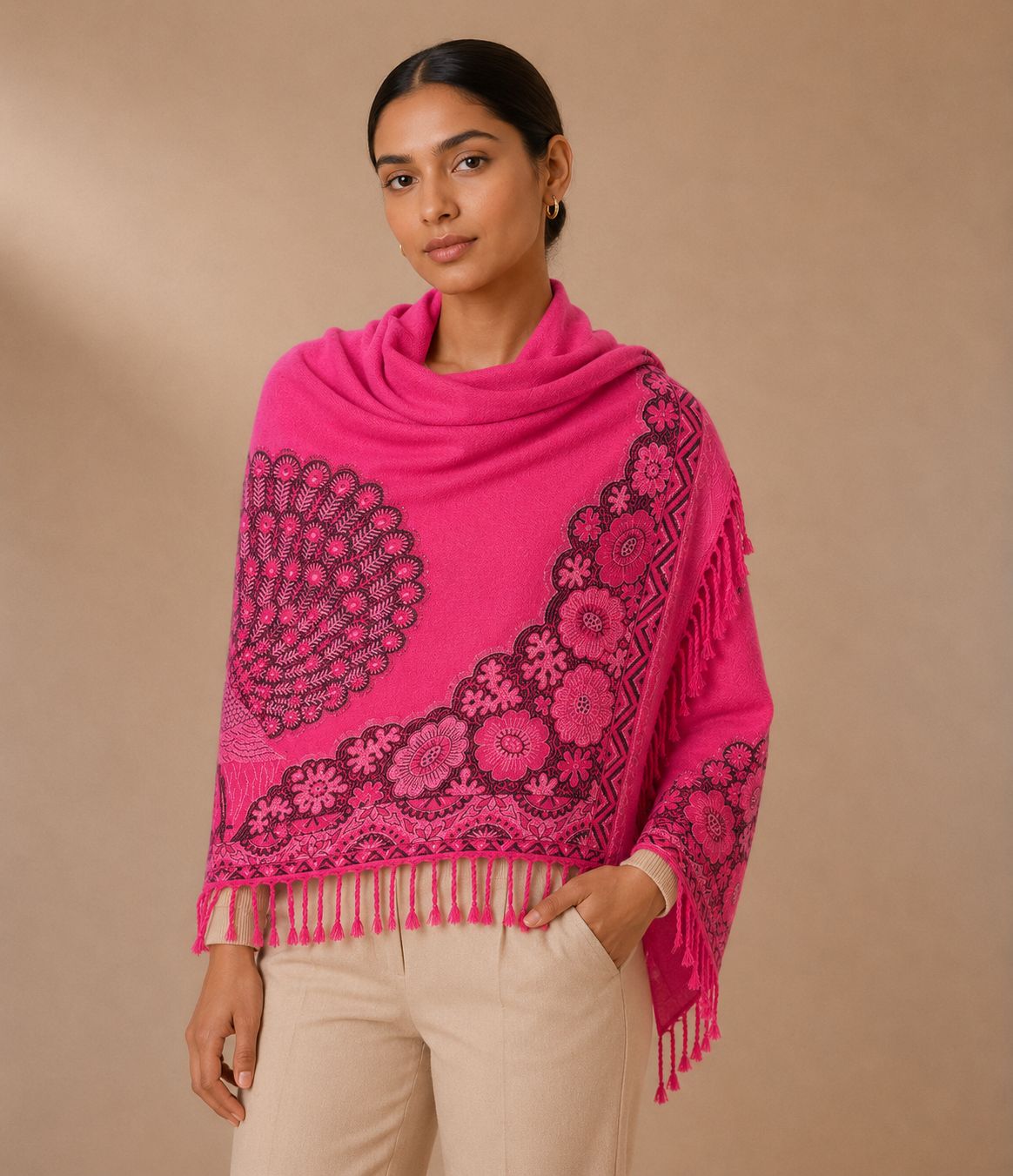 Pashmina de Viscose Estampada
