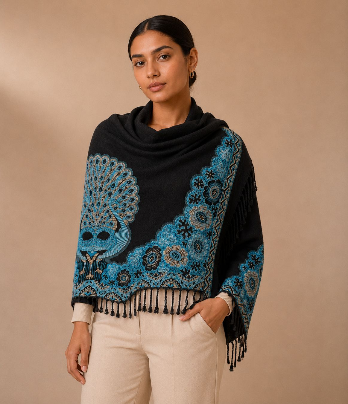 Pashmina de Viscose Estampada