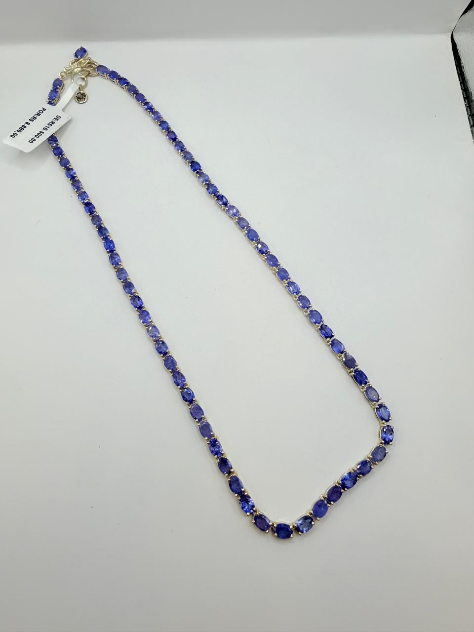 Colar Riviera Prata 925 com Tanzanita