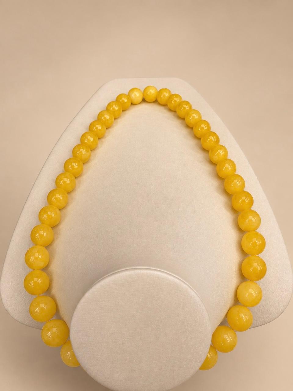 Colar de Âmbar Amarelo