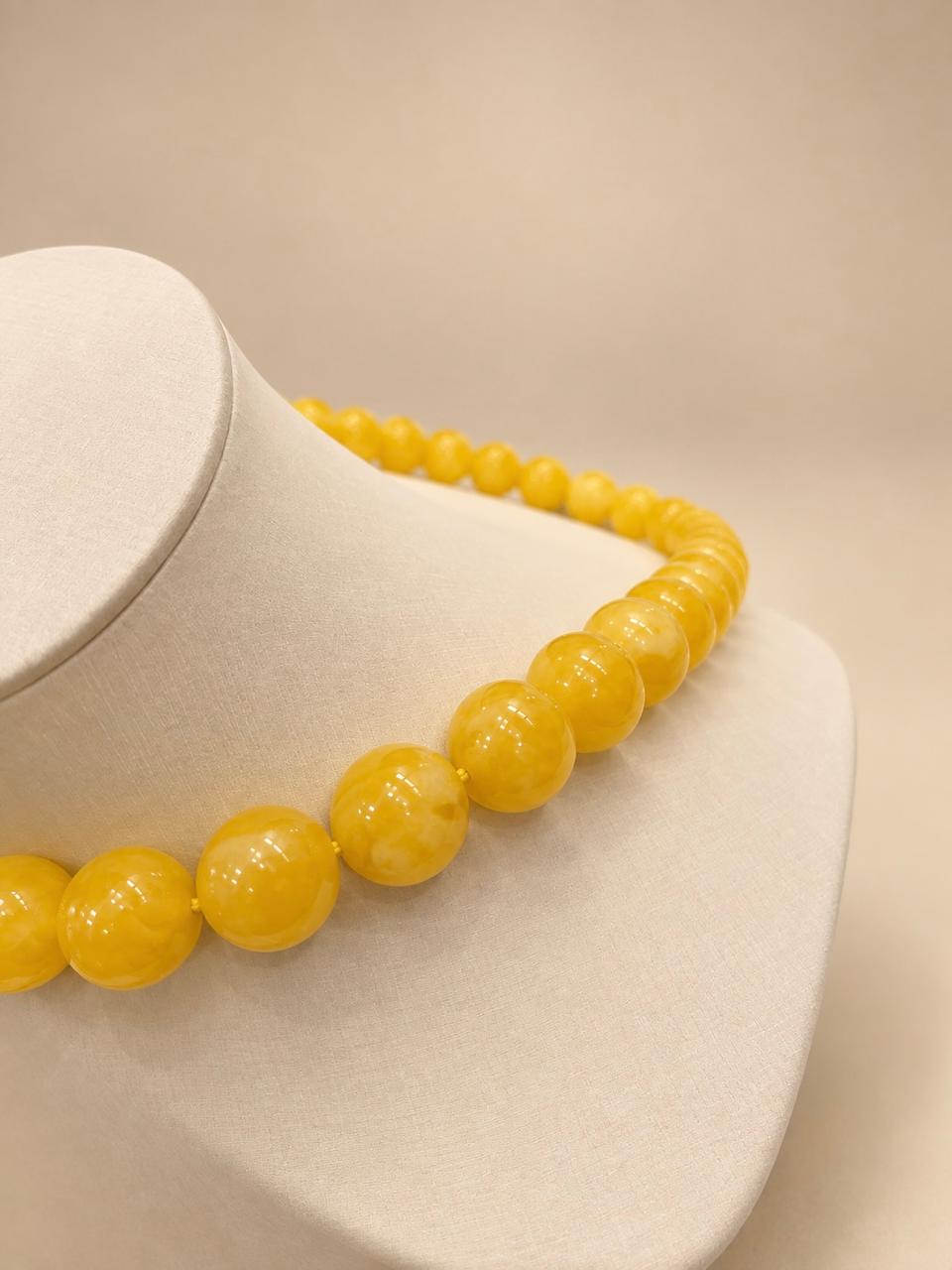 Colar de Âmbar Amarelo