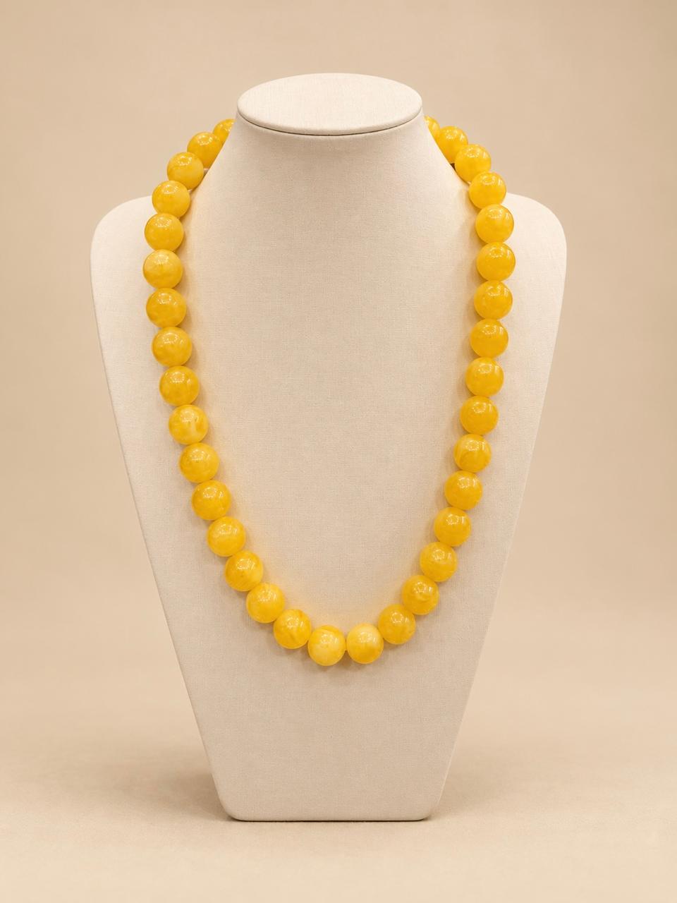 Colar de Âmbar Amarelo