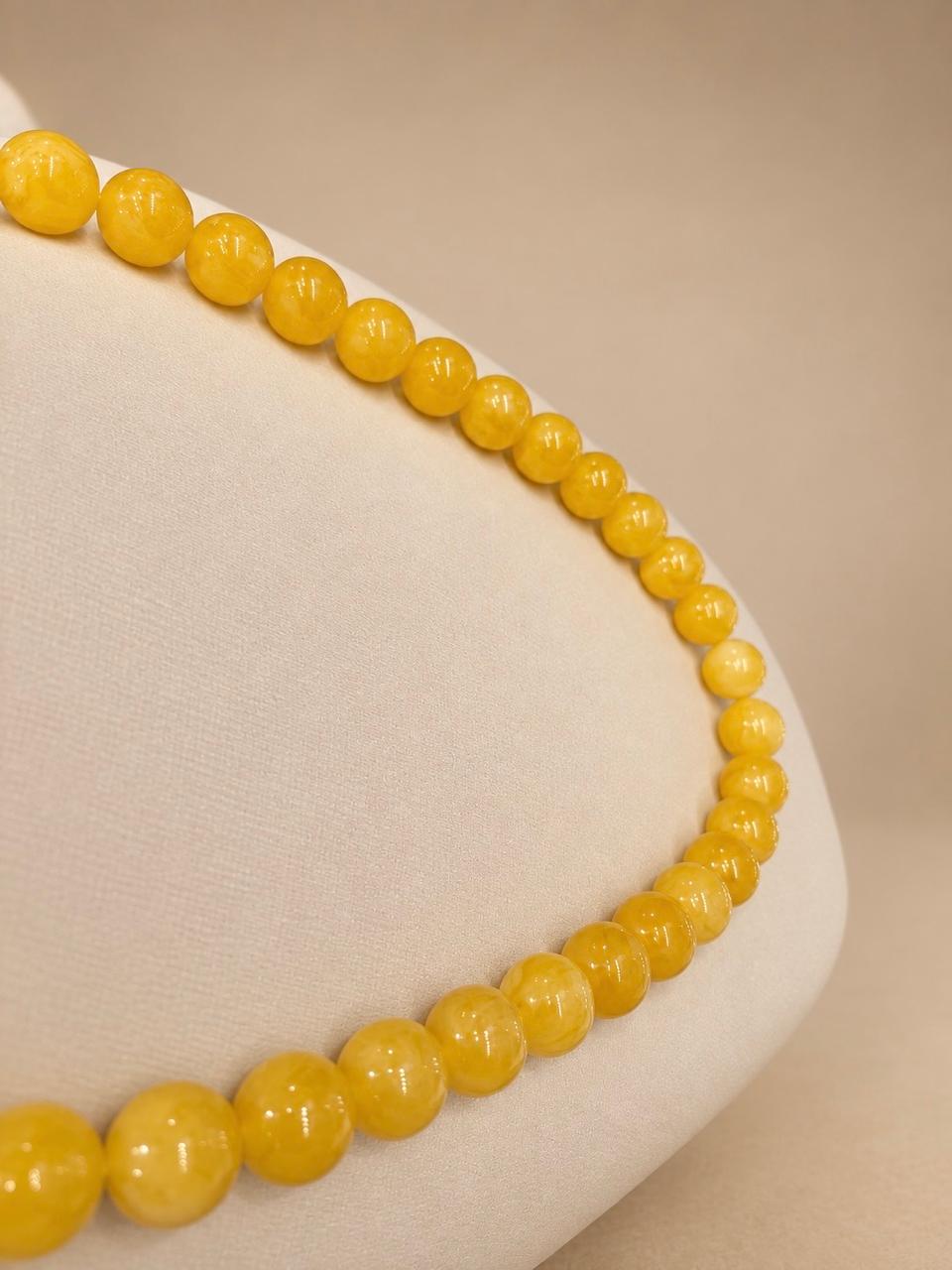 Colar de Âmbar Amarelo