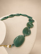 Colar Jade Verde e Ágata Verde