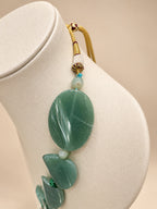 Colar Jade Verde e Ágata Verde