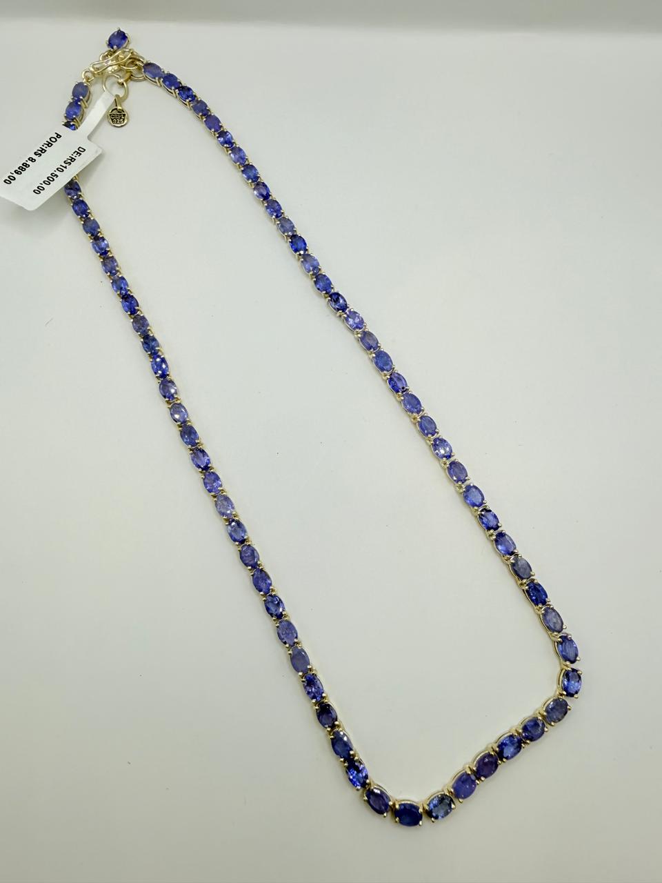 Colar Riviera Prata 925 com Tanzanita