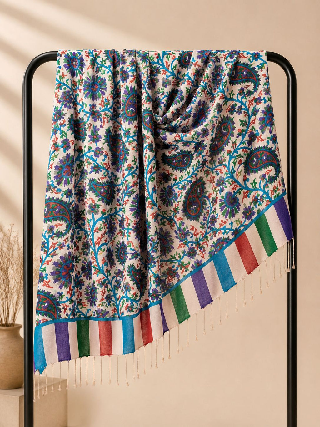 Pashmina de Seda Estampada