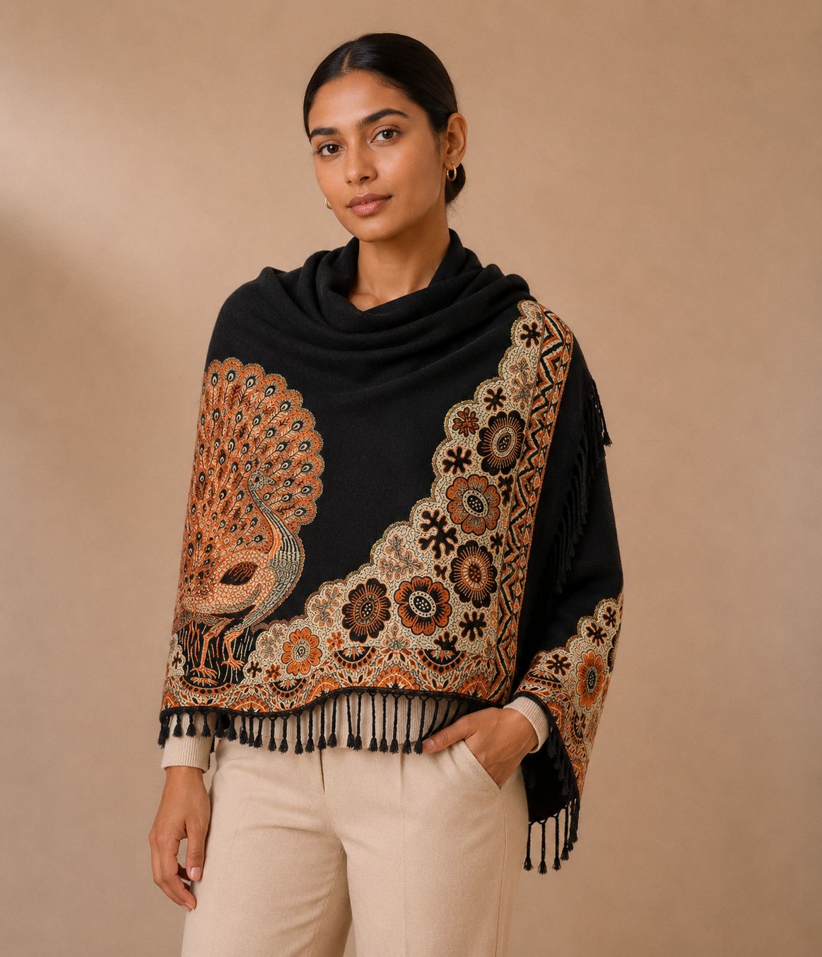 Pashmina de Viscose Estampada