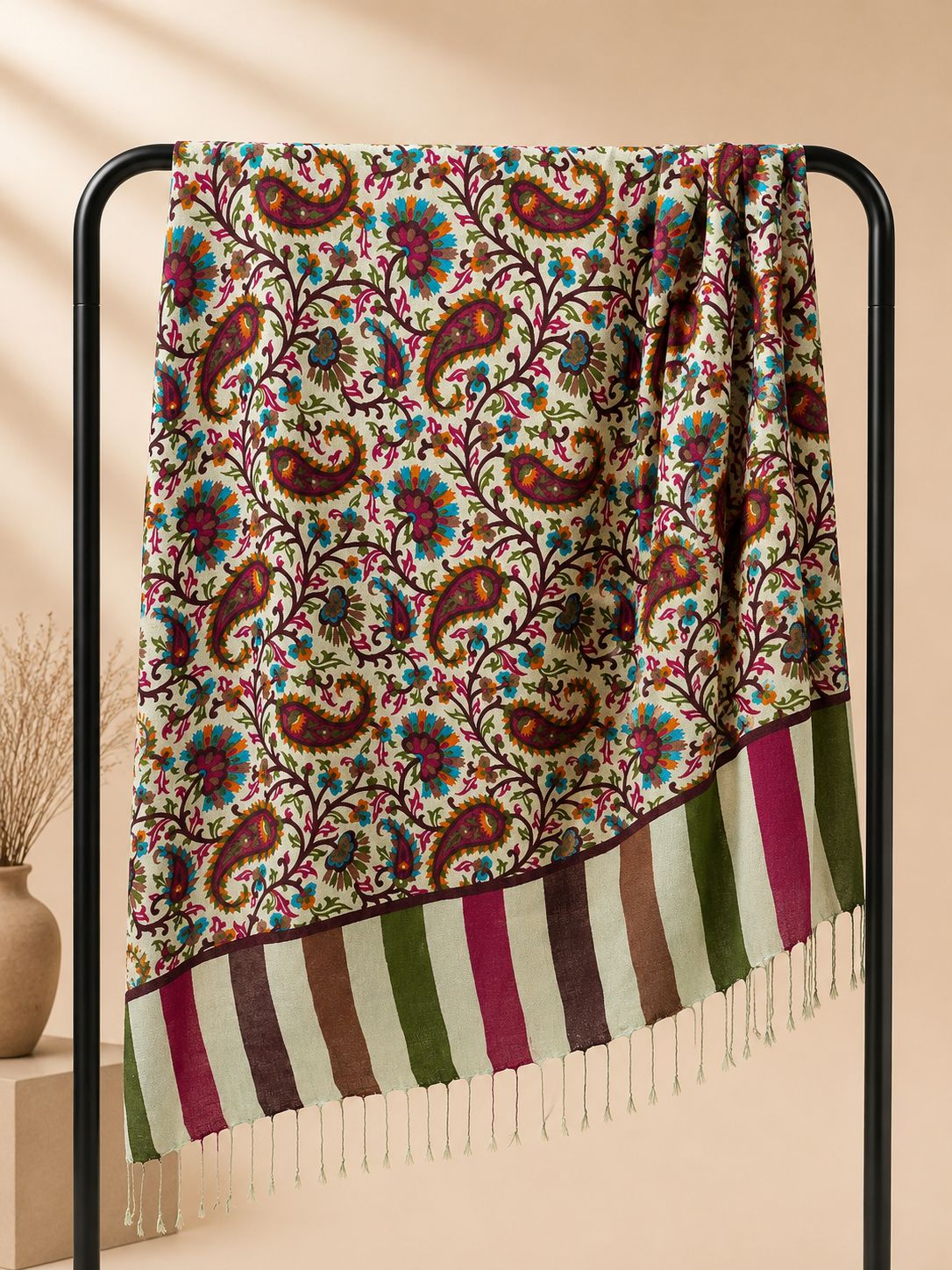 Pashmina de Seda Estampada