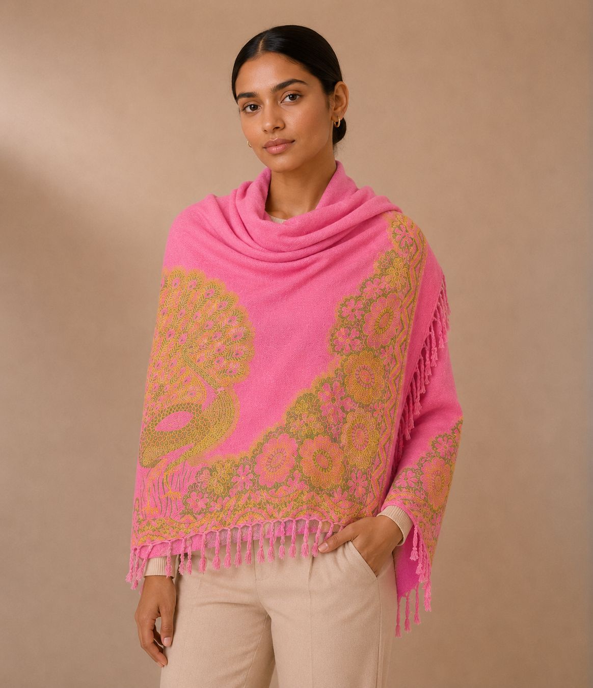 Pashmina de Viscose Estampada