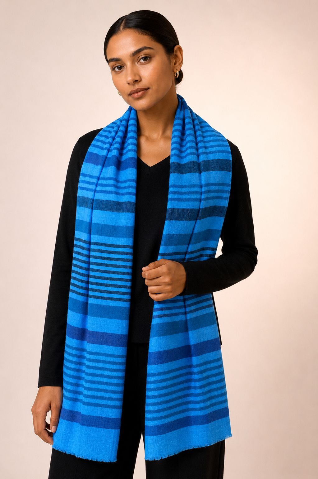 Pashmina Cashmere Premium Xadrez