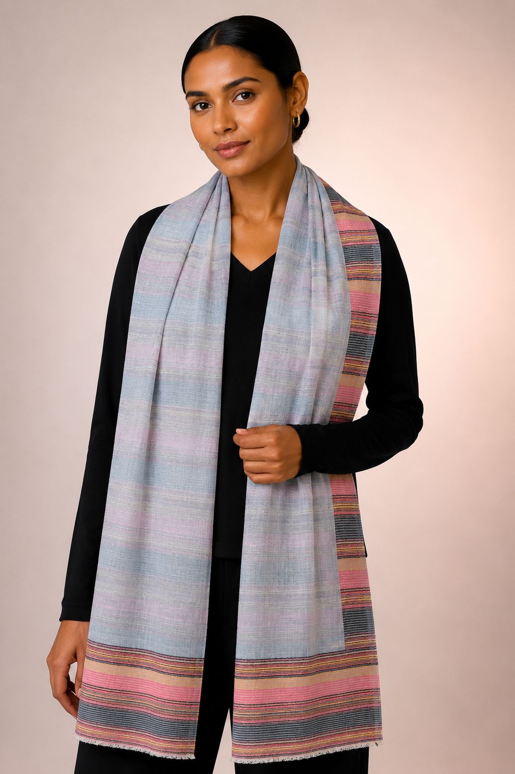 Pashmina Cashmere Premium Xadrez