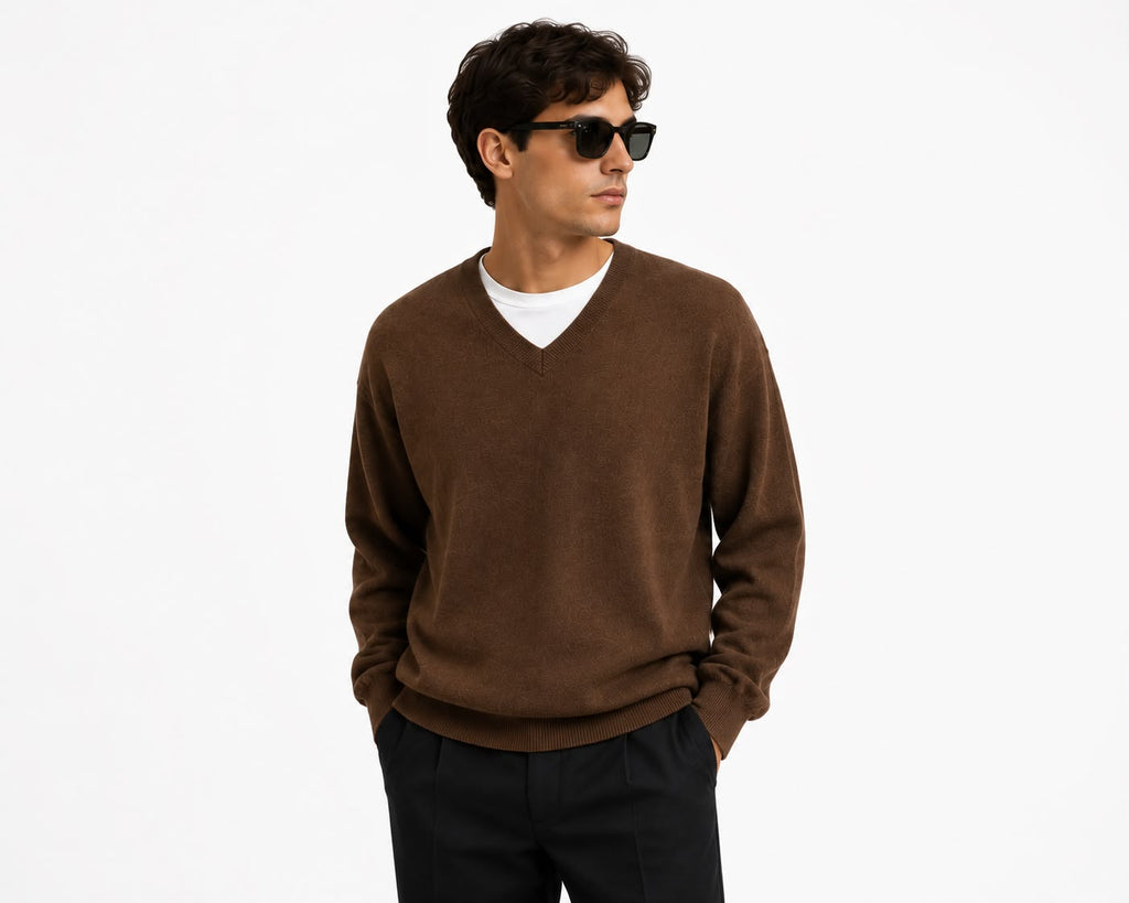 Suéter 100%lã de cashmere.gola redonda. Unissex. Tamanho único
