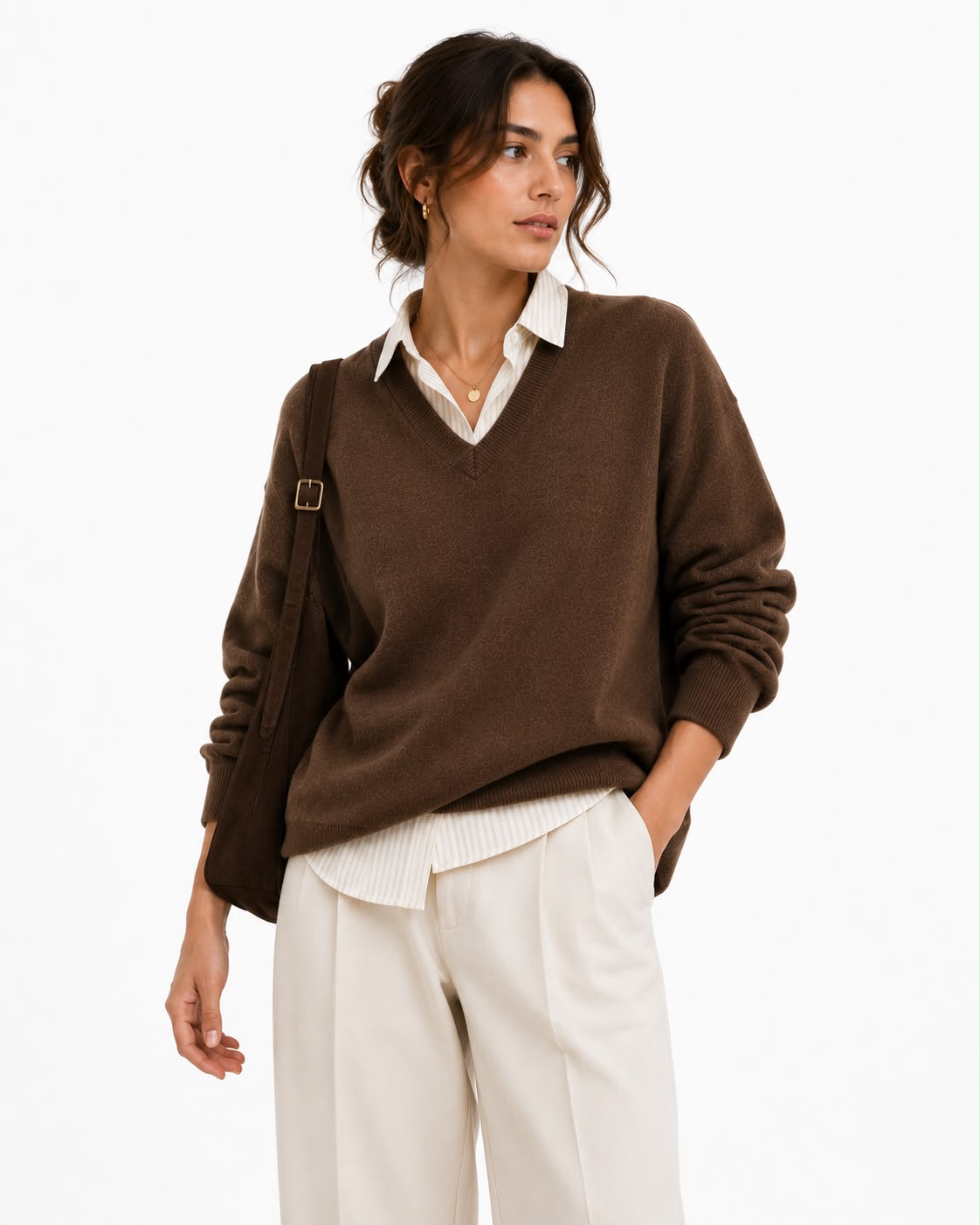 Suéter 100%lã de cashmere.gola redonda. Unissex. Tamanho único