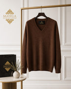Suéter 100%lã de cashmere.gola redonda. Unissex. Tamanho único