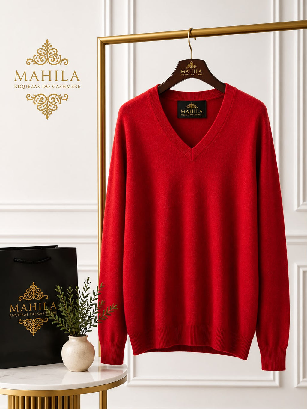 Suéter 100%lã de cashmere.gola redonda. Unissex. Tamanho único