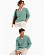 Suéter 100%lã de cashmere.gola redonda. Unissex. Tamanho único