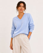 Suéter 100%lã de cashmere.gola redonda. Unissex. Tamanho único
