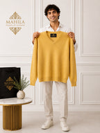 Suéter 100%lã de cashmere.gola redonda. Unissex. Tamanho único