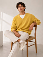 Suéter 100%lã de cashmere.gola redonda. Unissex. Tamanho único