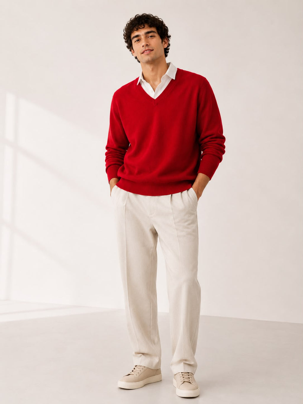 Suéter 100%lã de cashmere.gola redonda. Unissex. Tamanho único