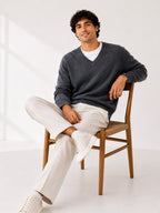 Suéter 100%lã de cashmere.gola redonda. Unissex. Tamanho único