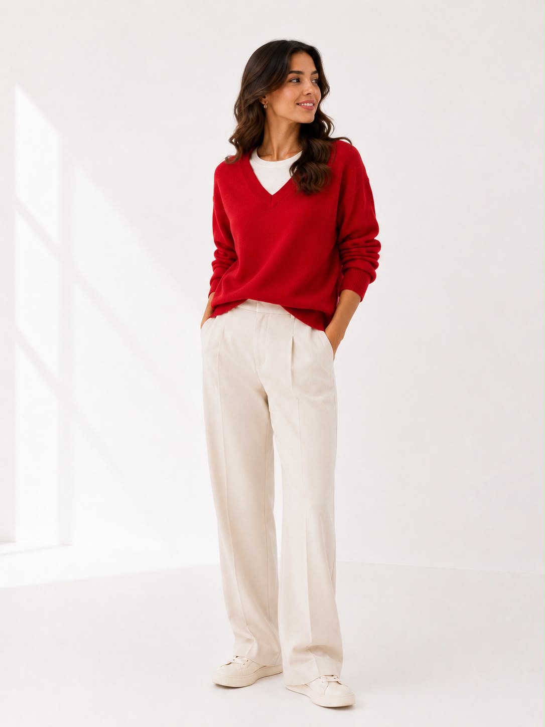 Suéter 100%lã de cashmere.gola redonda. Unissex. Tamanho único