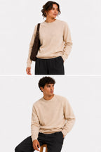 Suéter 100%lã de cashmere.gola redonda. Unissex. Tamanho único