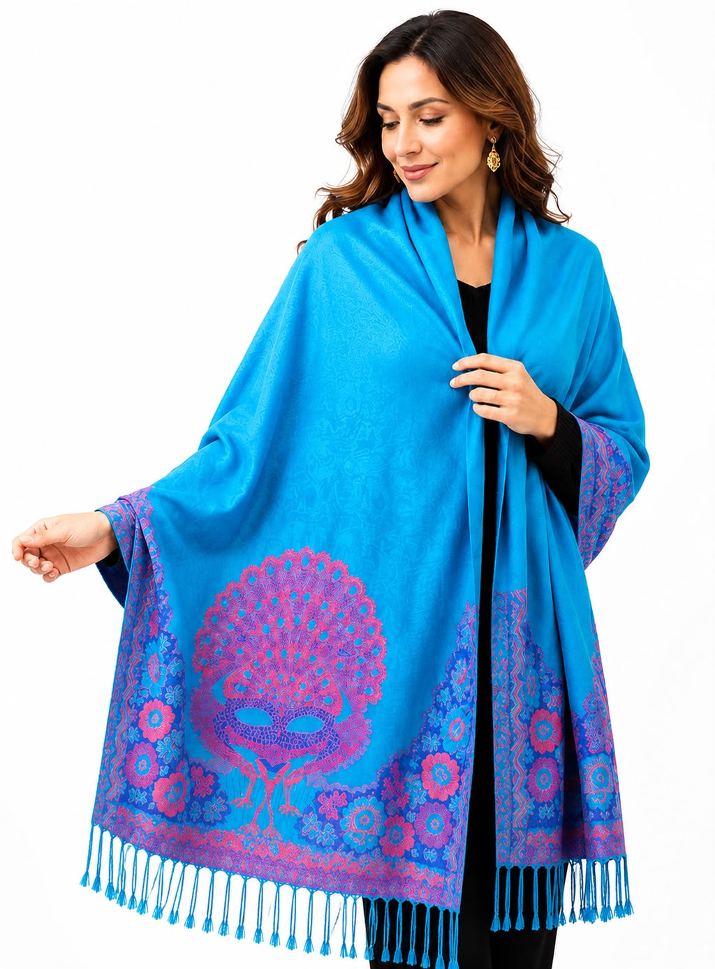Pashmina de Viscose Estampada