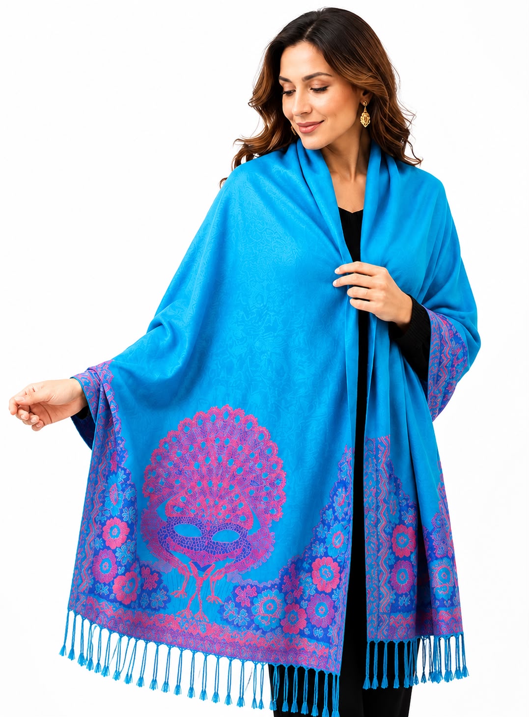 Pashmina de Viscose Estampada