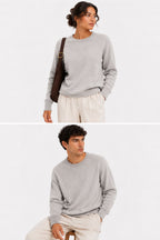 Suéter de Cashmere Gola Redonda