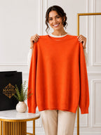 Suéter de Cashmere Gola Redonda