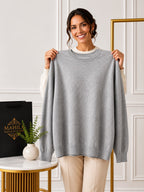 Suéter de Cashmere Gola Redonda