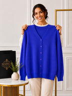 Cardigan de Cashmere com Botões