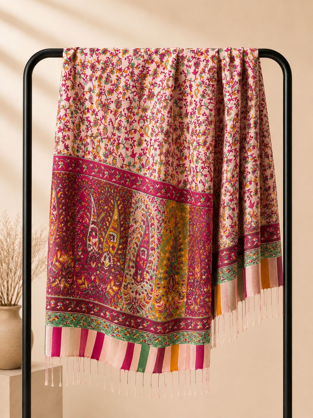 Pashmina de Seda Estampada