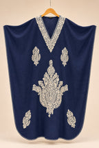 Kaftan Bordado – Azul Marinho Medalhão Creme