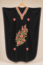 Kaftan Bordado – Preto Rosa Coral