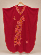 Kaftan Bordado – Vermelho Floral Coral